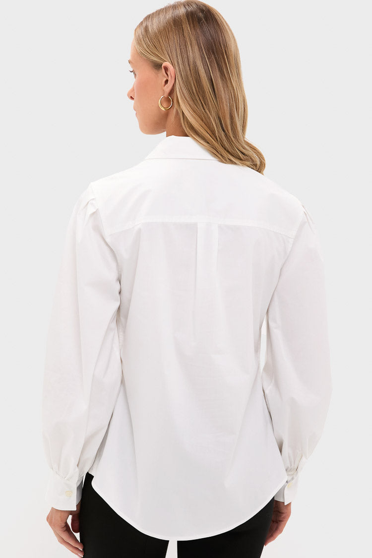 White Carolina Button Down