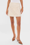 Ivory Sequin Meg Mini Skirt