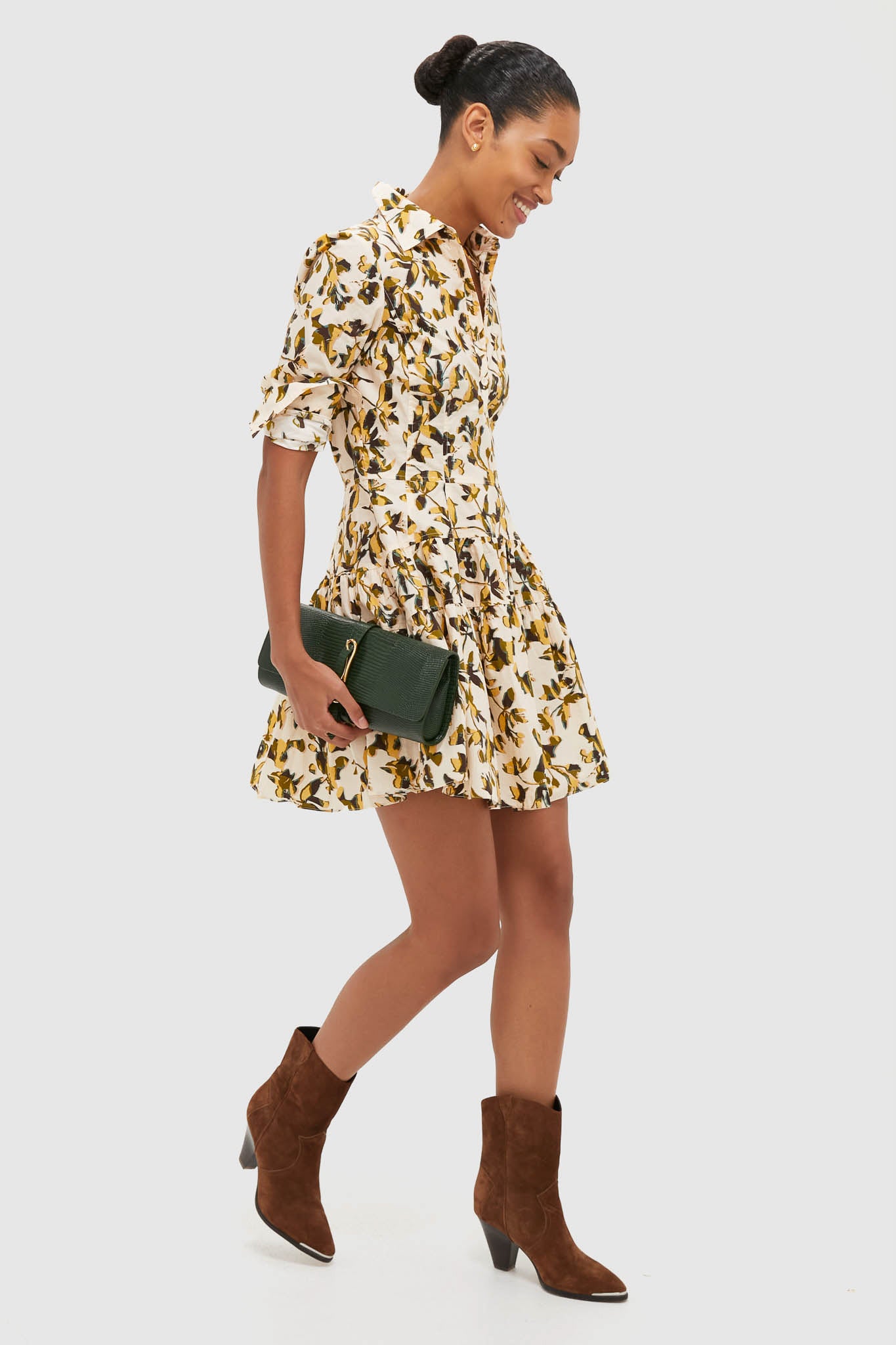 Lucent Nanette Long Sleeve Mini Dress