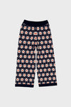 Navy Flower Mathilda Pants