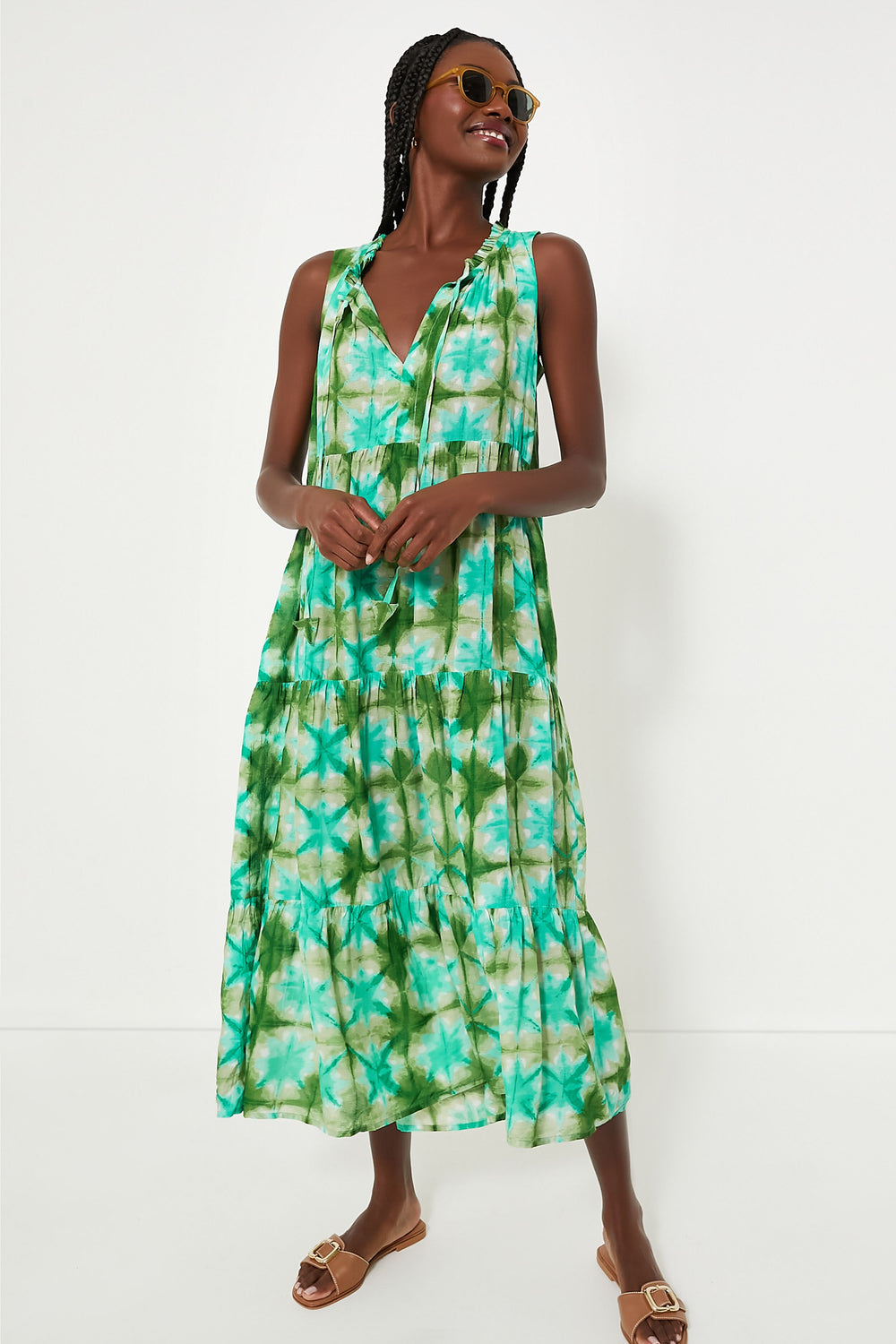 tuckernuck beach dress Seafoam Medallion Salty Paloma Caftan