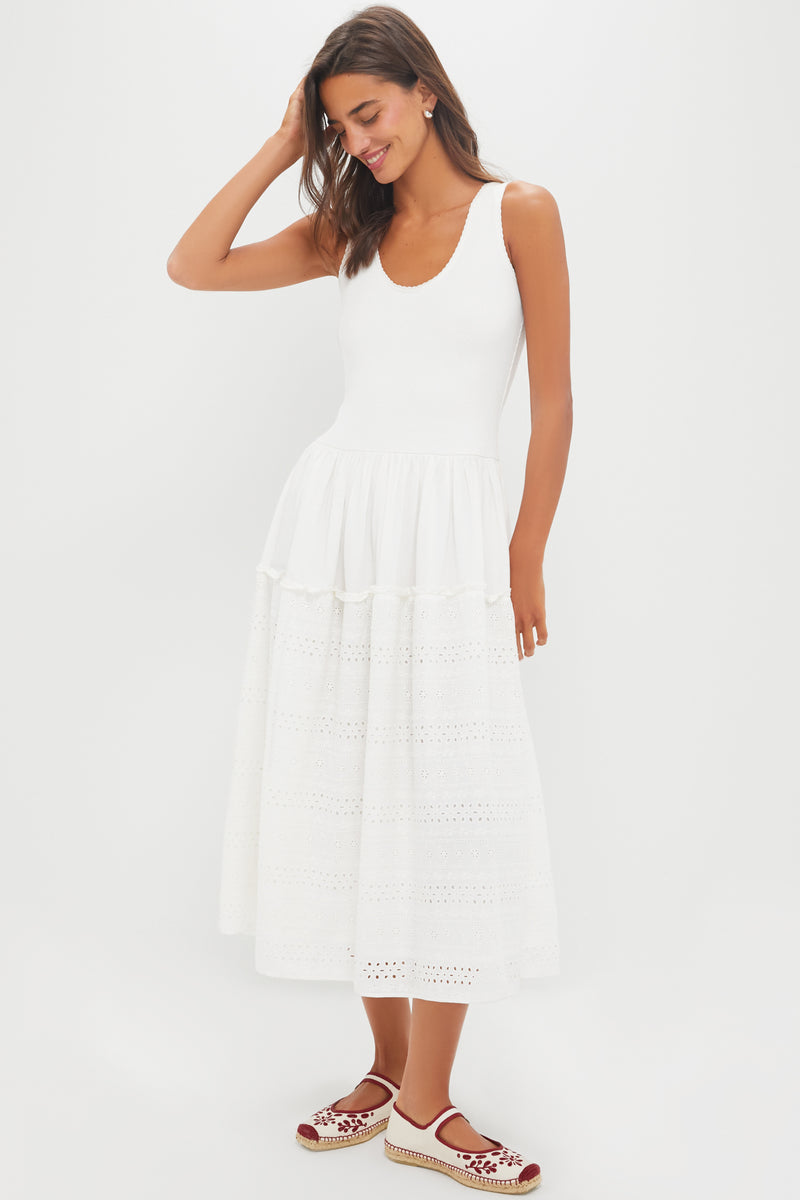 White Casey Midi Dress