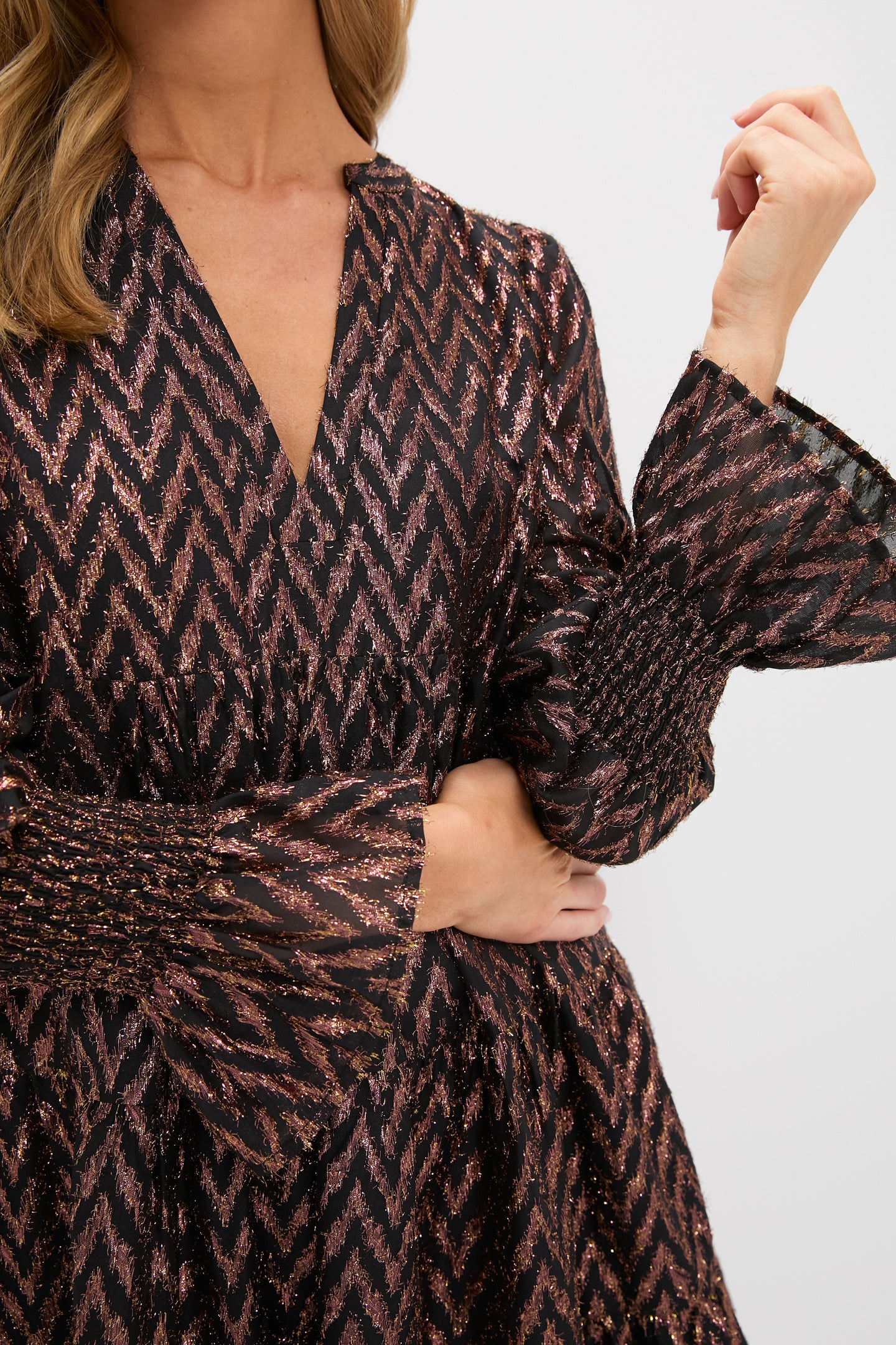 Metallic Ikat Kenzo Dress