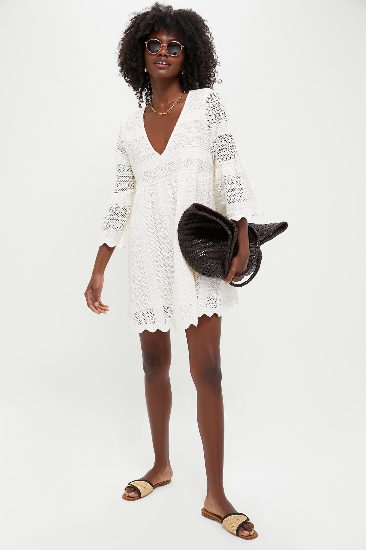 Ivory Lace Linnea Dress