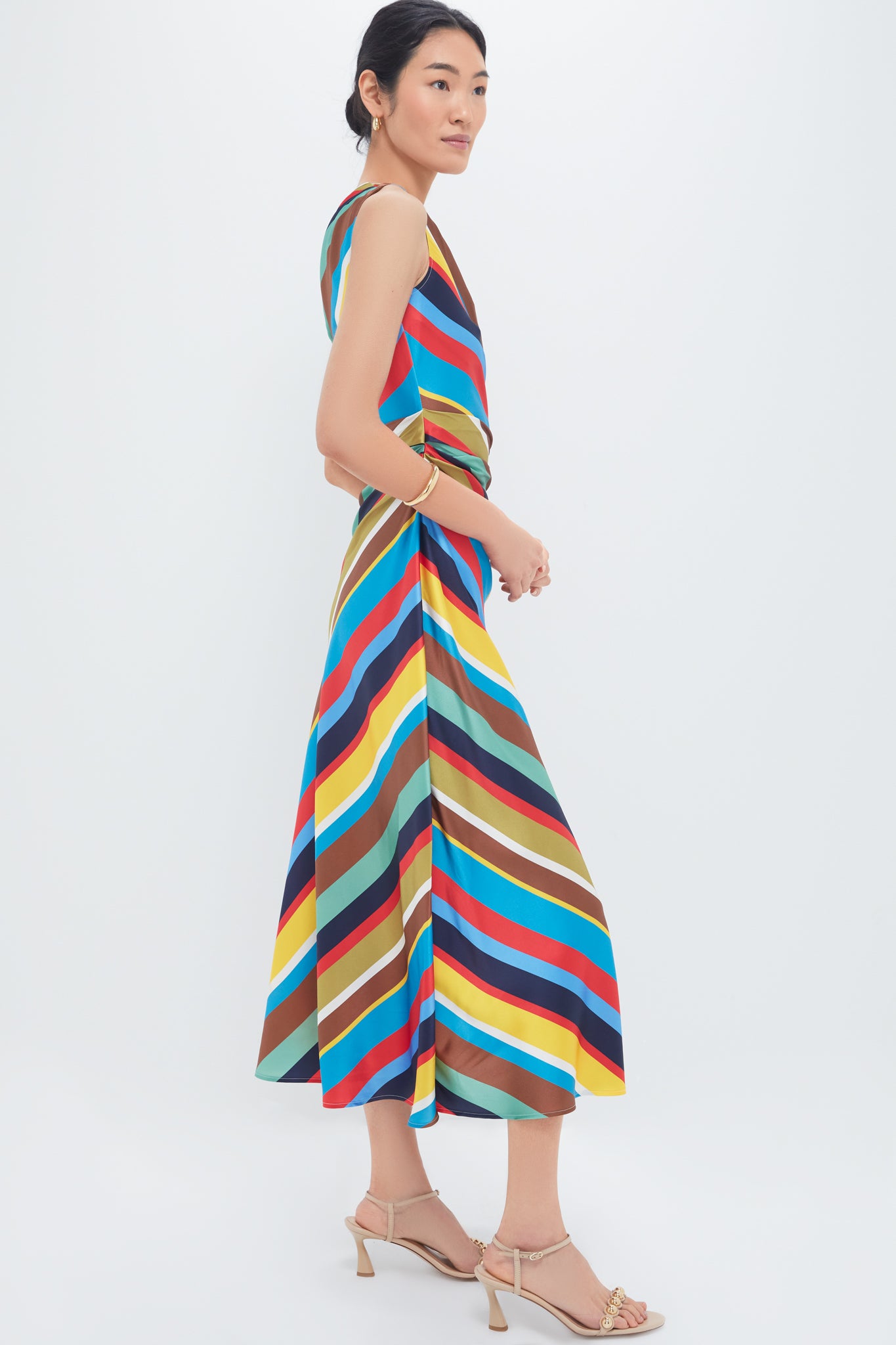 Market Stripe Phare Silk Dress