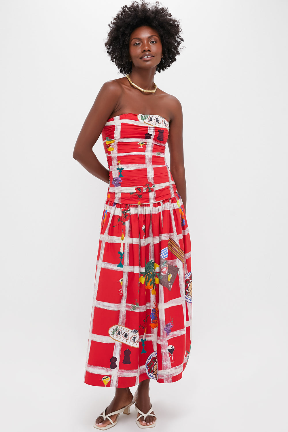 Picnic Red Malla Dress Picnic Red Malla Dress