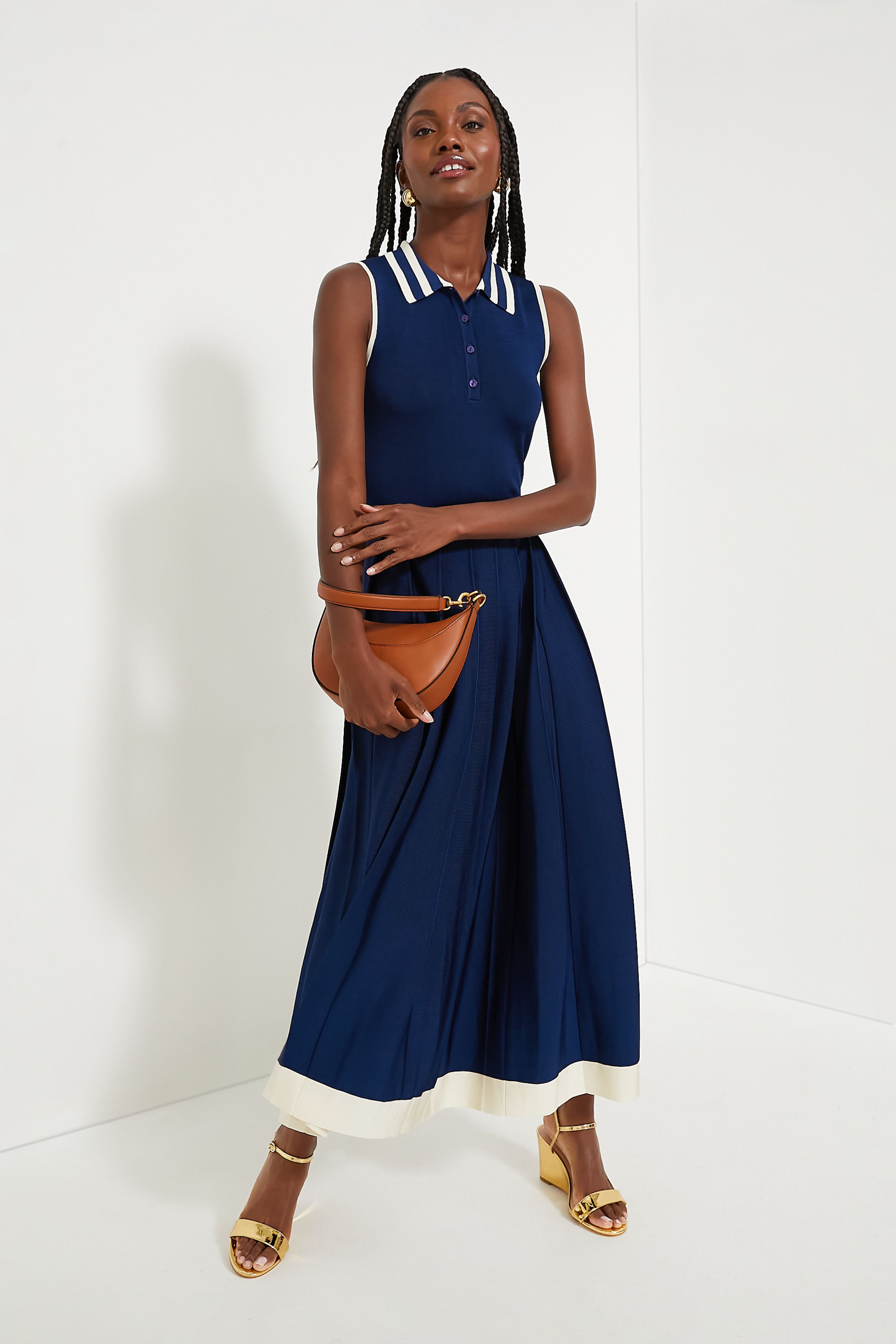 Cognac Florence Small Shoulder Bag