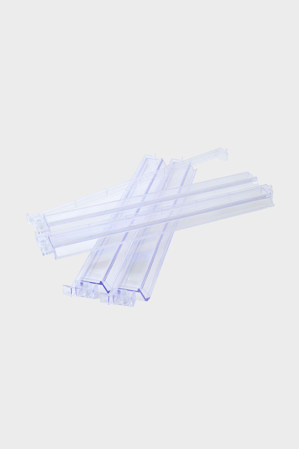 Clear Acrylic Rack and Pusher Set - classic, high-end Mahjong accessories, effortlessly enhancing gameplay with durable, snap-in label holders for a fun and sophisticated experience.