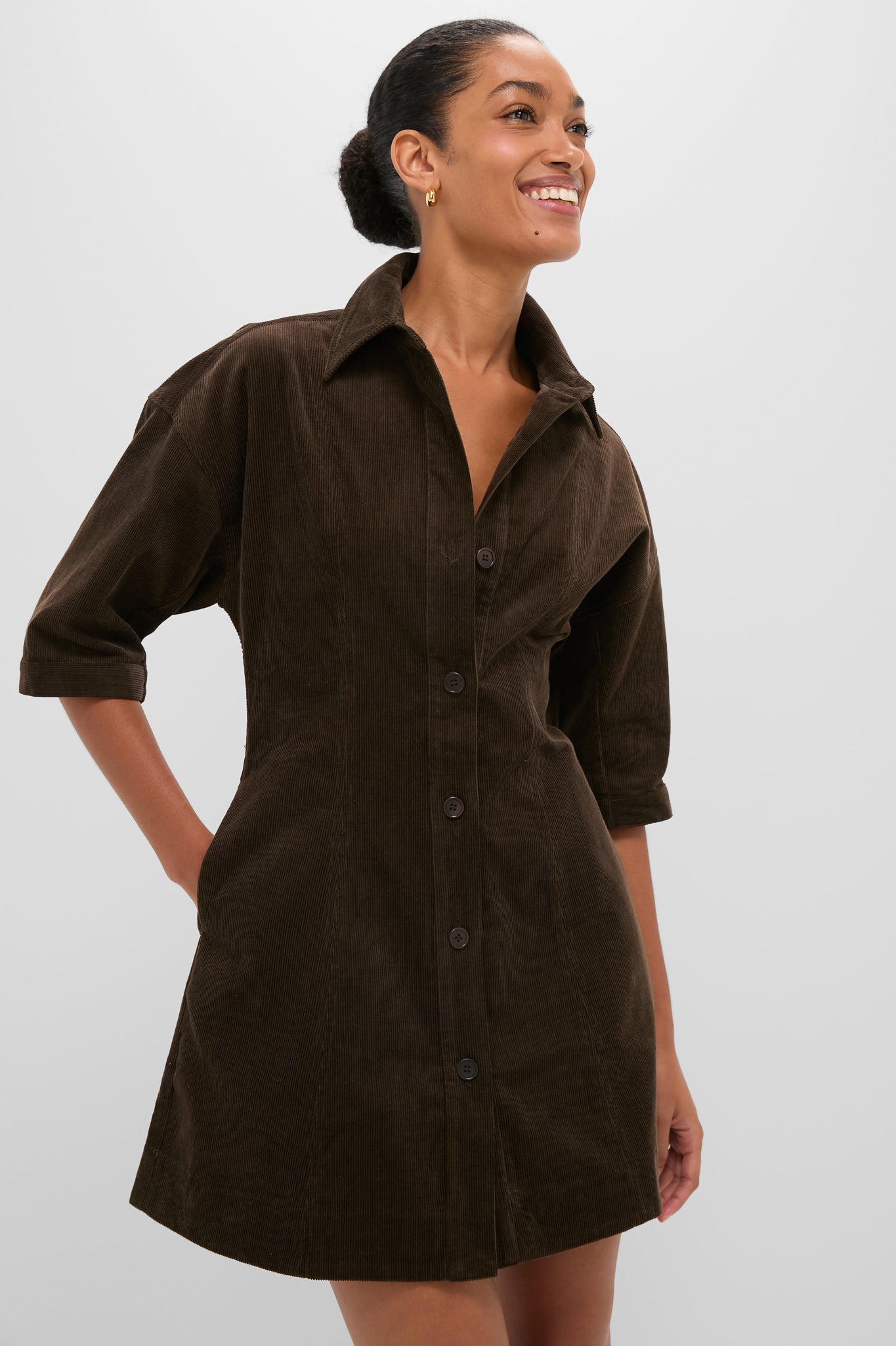 Carob Luz Mini Dress
