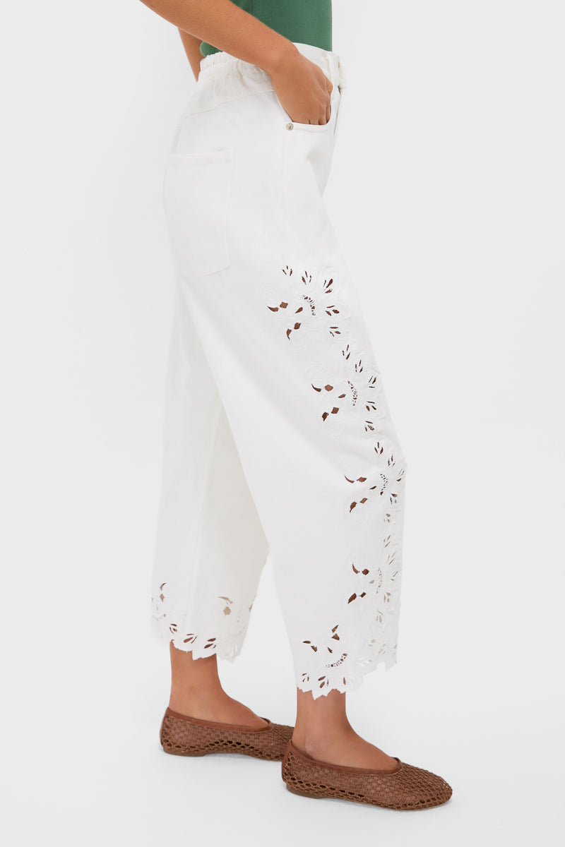 White Cavina Denim Jeans