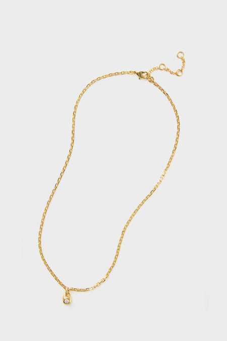Gold and Crystal Marie Necklace