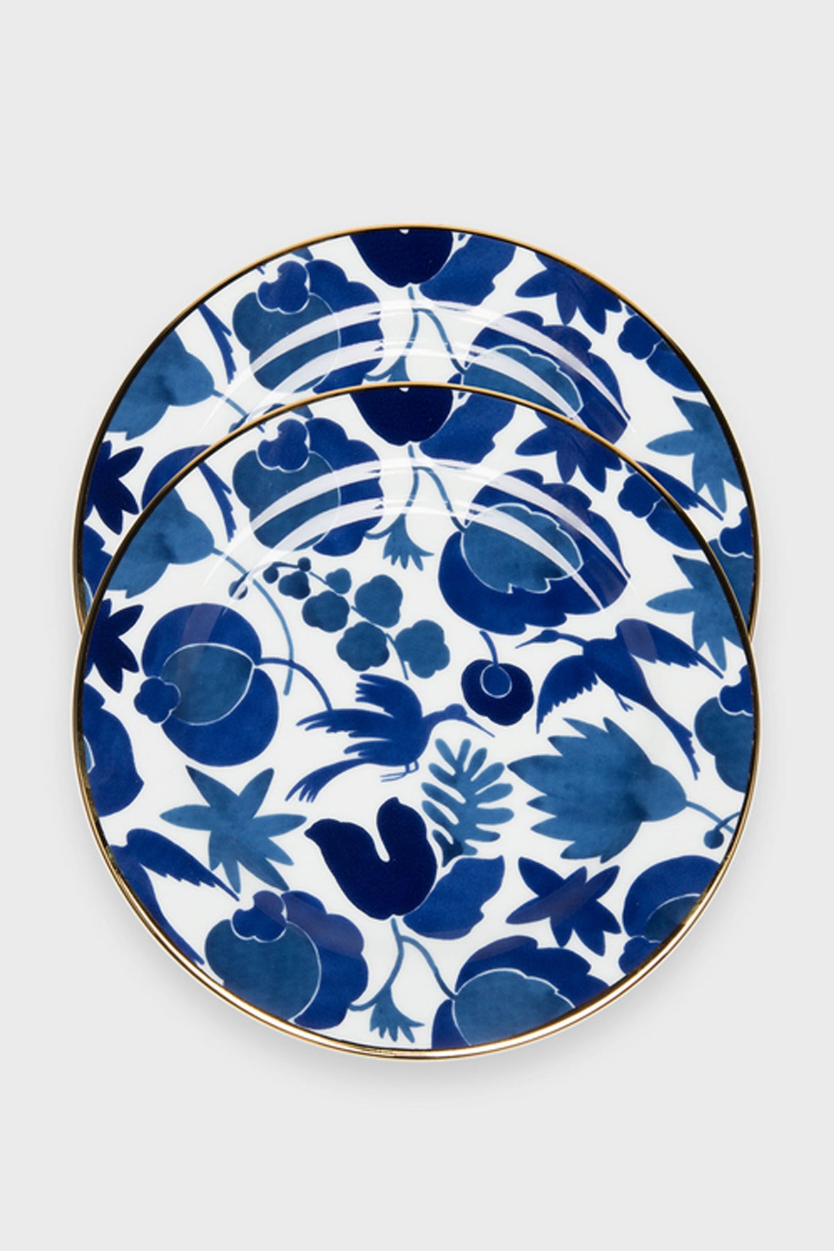 Wildbird Blu Dinner Plates (Set of 2)