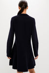 Navy Knit Callie Shirt Dress