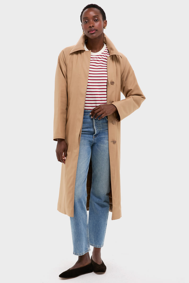 Cammello Fluid Wool and Nylon Ultralight Belted Reversible Trench