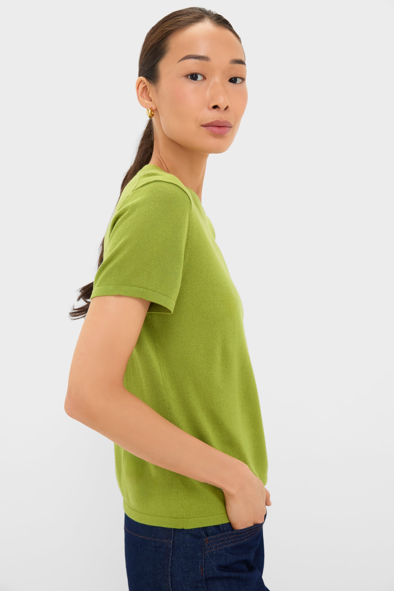 Woodbine Cashmere Silk Katie Tee
