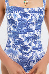 Blue Toile Adelaide One Piece