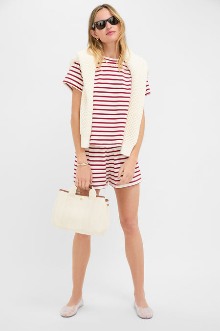 Red Stripe Parker Classic Tee