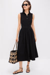 Black Mikaela Midi Dress