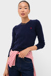 Navy Juliana Longsleeve Pullover