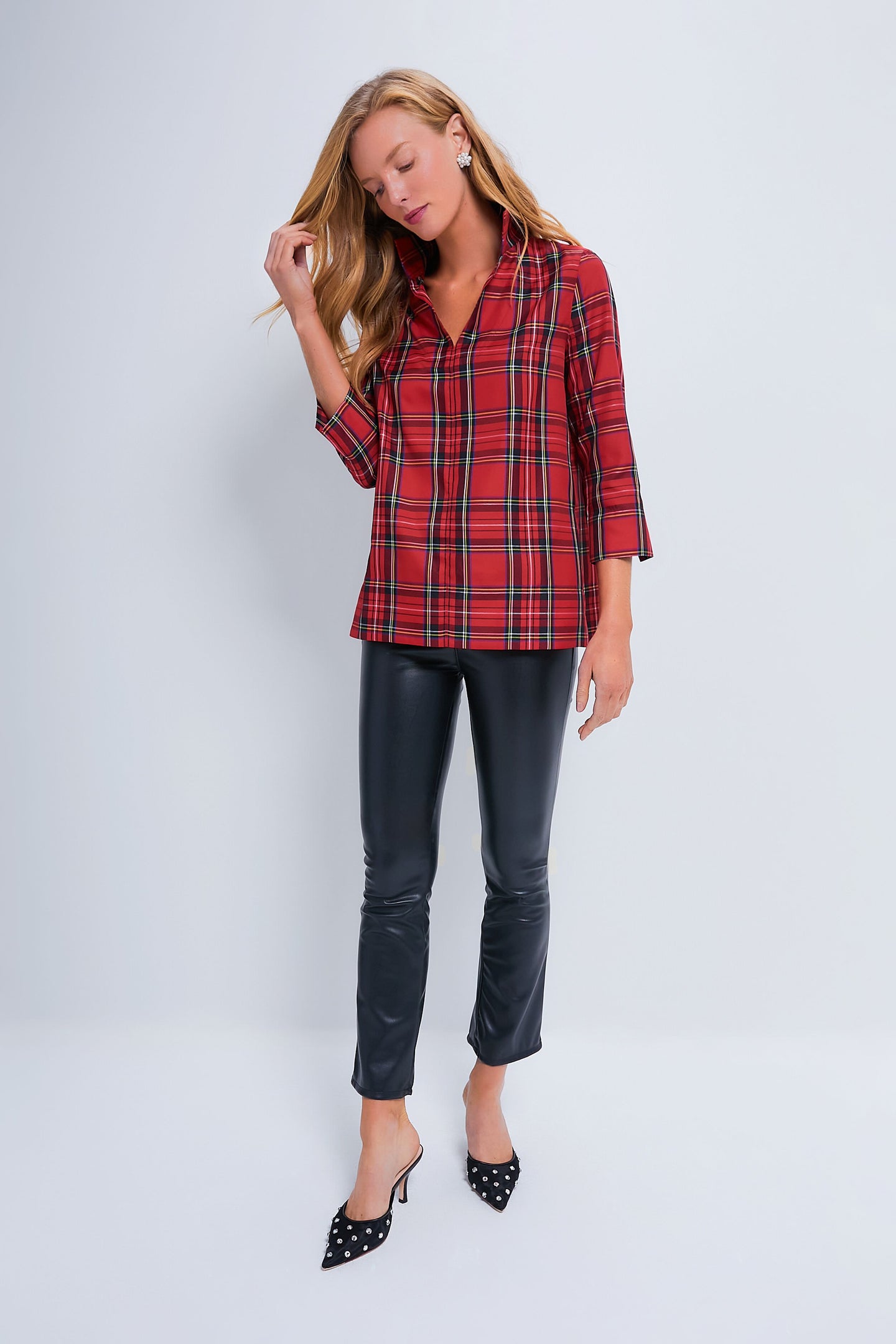 Royal Stewart Tartan Margot Top