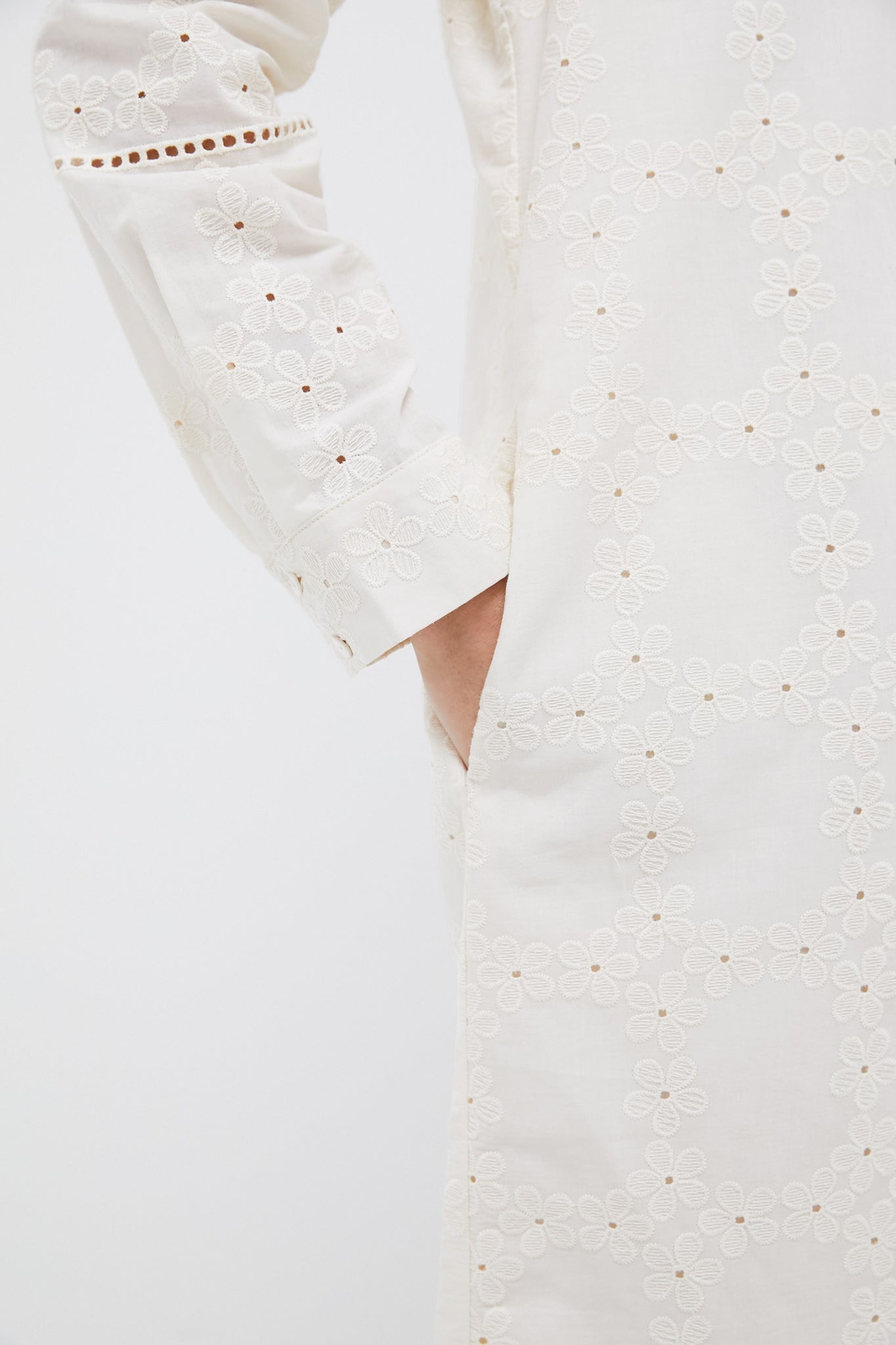 Ivory Eyelet Griffin Dress Pomander Place Ivory / XXS Ivory Eyelet Griffin Dress Pomander Place Ivory / XXS