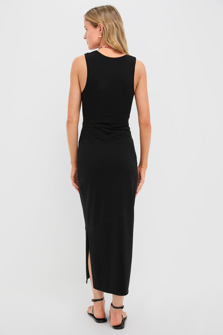 Black Uri Twist Dress
