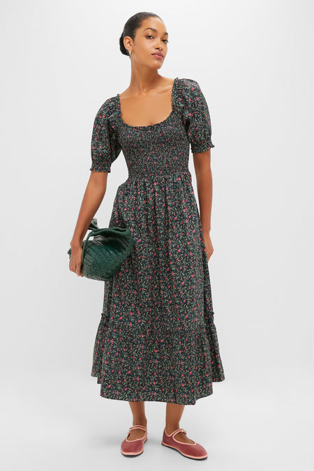 Forest Florentine Ditsy Louisa Nap Dress