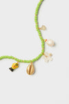 Green Romy Charm Necklace
