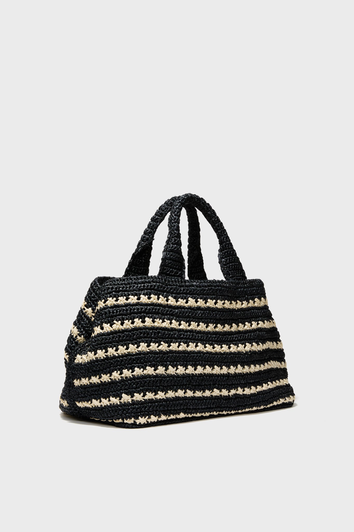 PRADA Raffia Canapa Tote