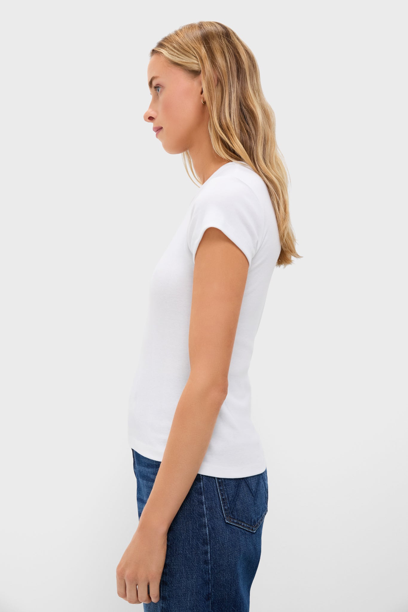 White Nando Slim Fit Tee