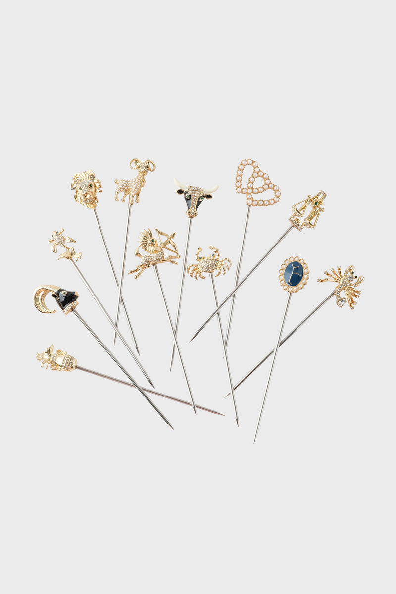 Zodiac Cocktail Picks Gift Set