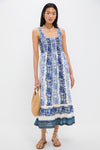 Bondi Blues Cotton Voile Mallie Dress