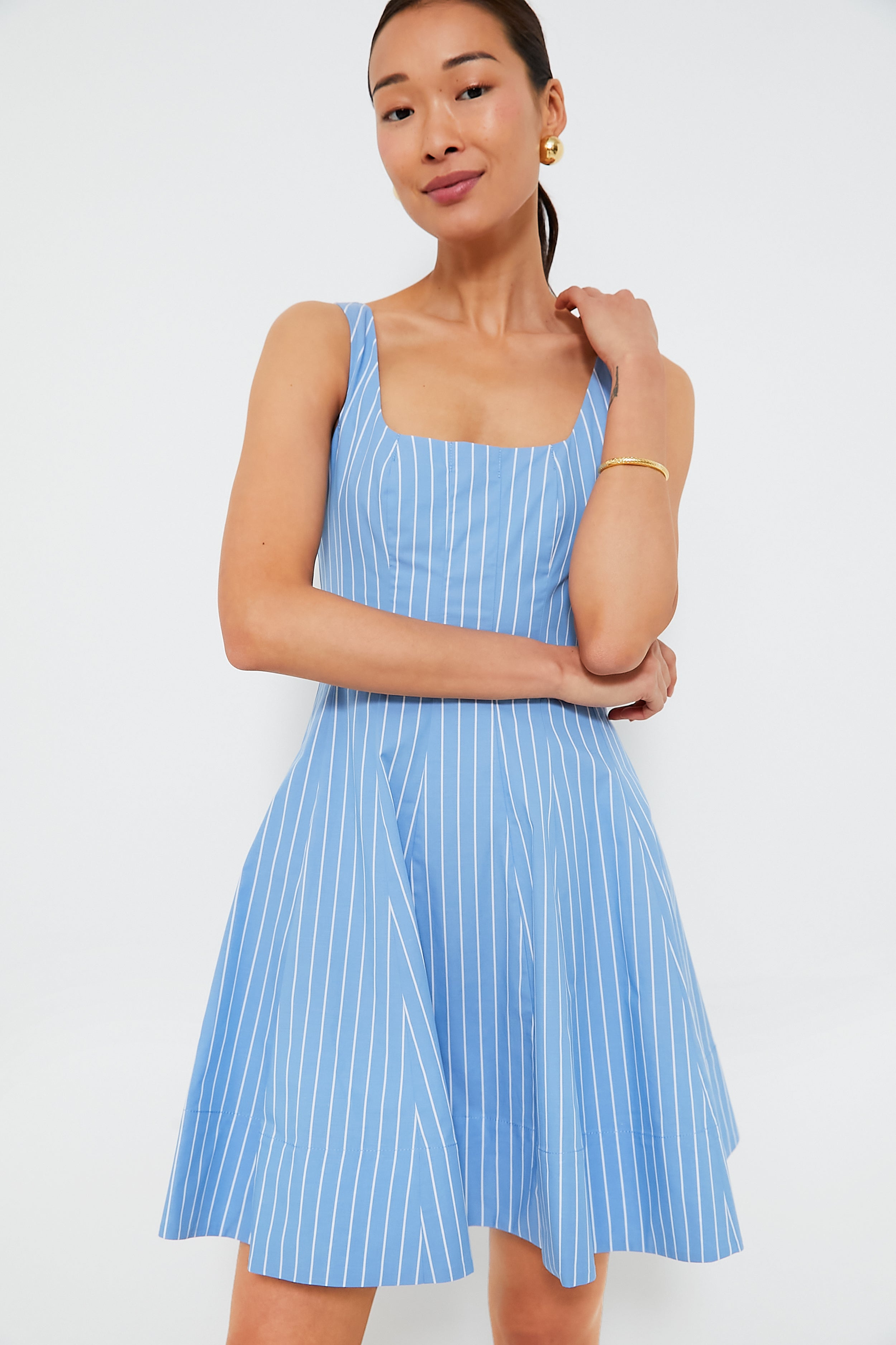 staud wells a-line dress Womens Knee-Length Round Collar Half Sleeve Latin Dress with Tassels –  DANCEYM main image 1