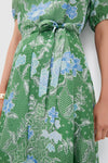Jungle Green Bloom Oceanus Dress