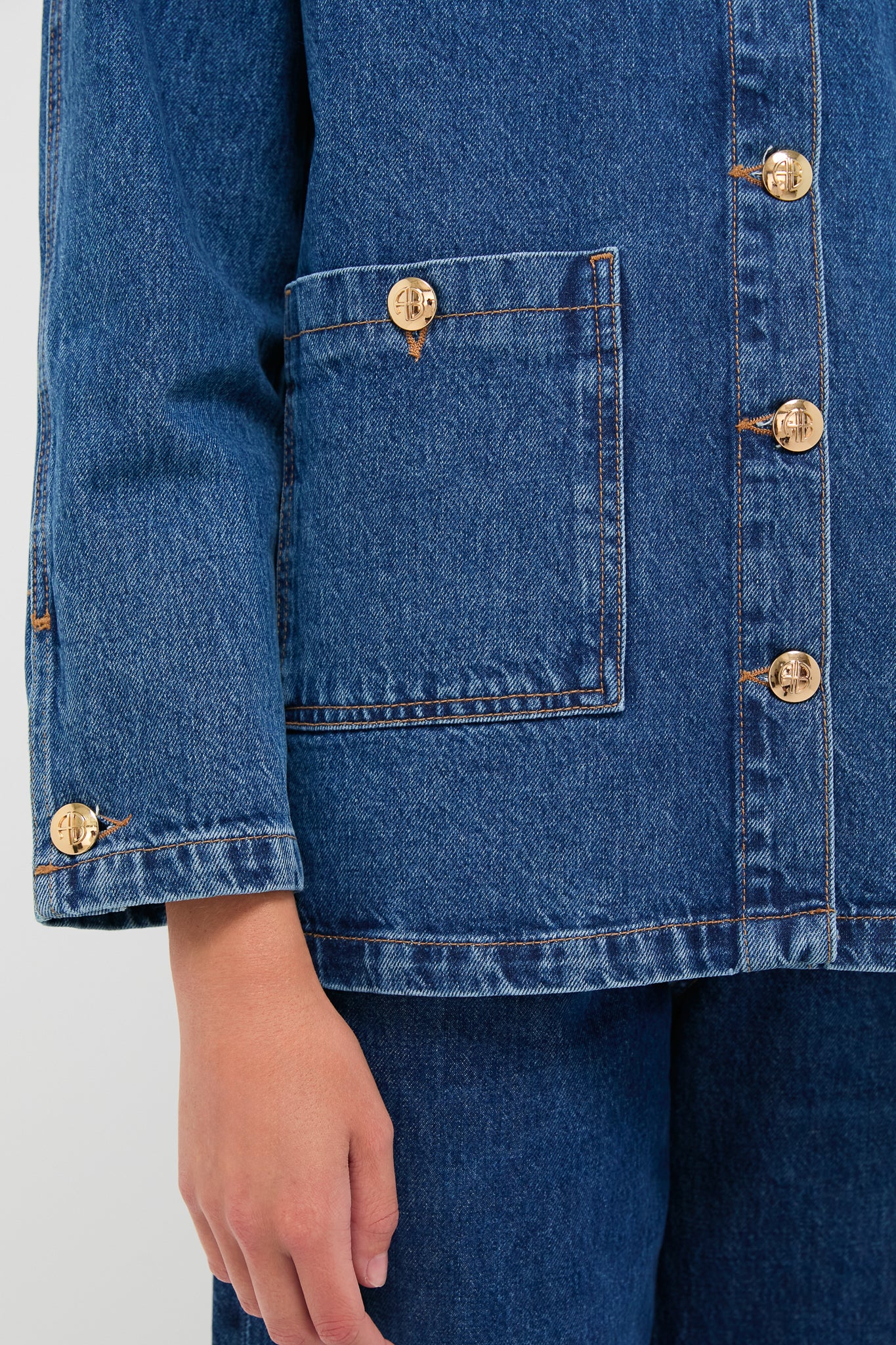 Clean Indigo Denim Luca Jacket