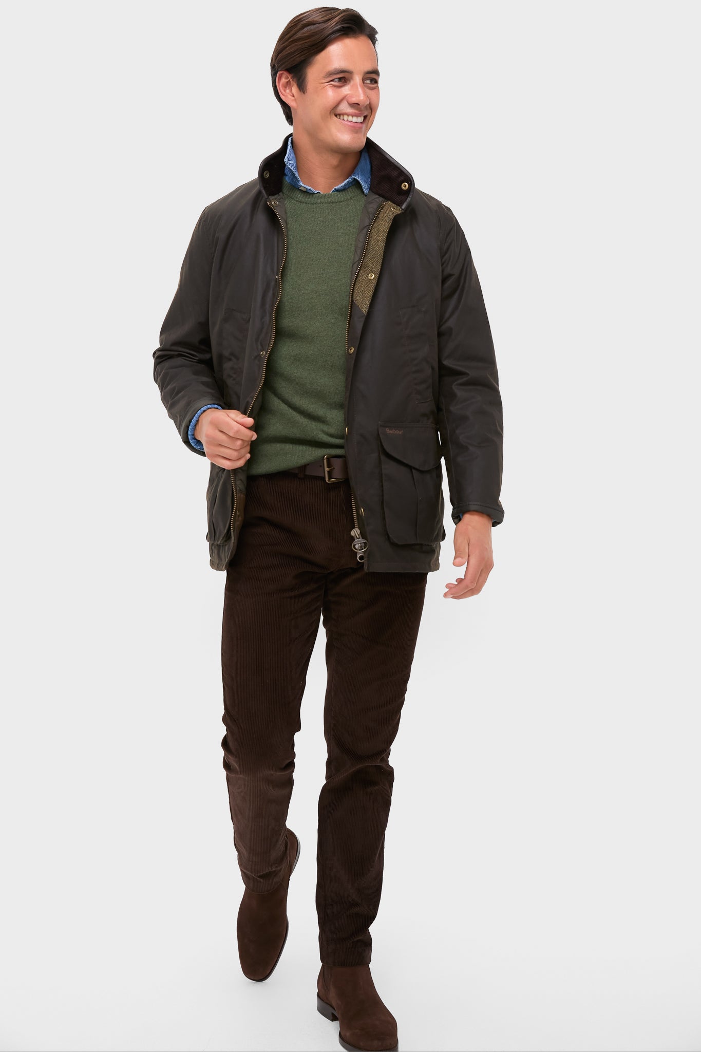 Olive Hereford Wax Jacket | Barbour