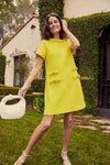 Limoncello Tweed Jackie Dress