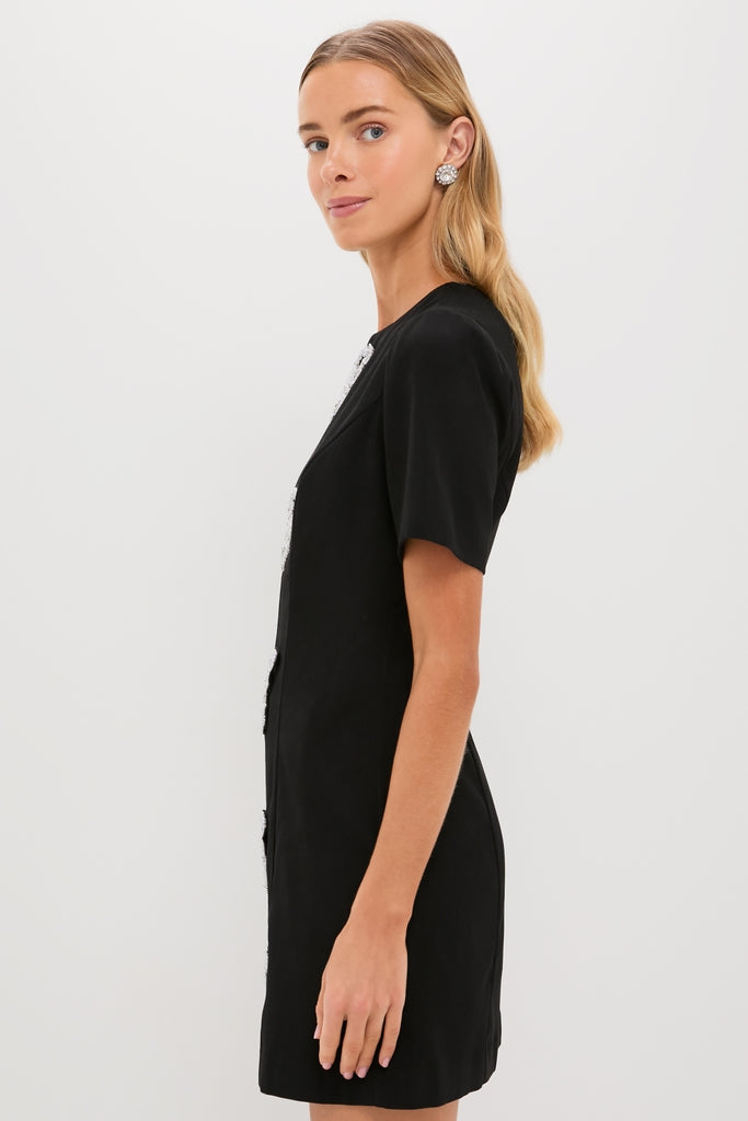 Beaded Bows Bernadette Mini Dress