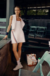 White Performance Jersey Cleo Tennis Tank Dress