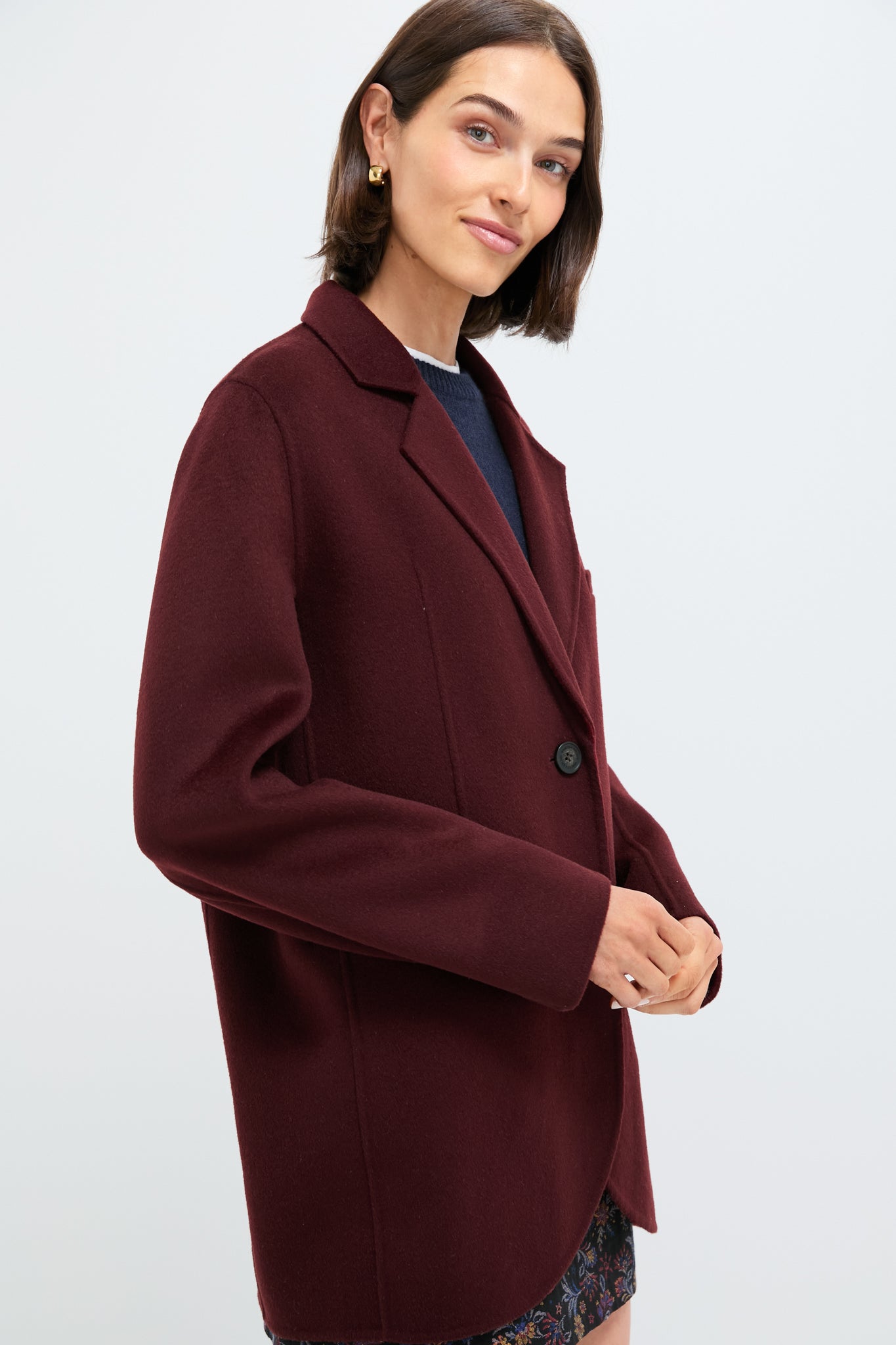 Burgundy Marc Blazer