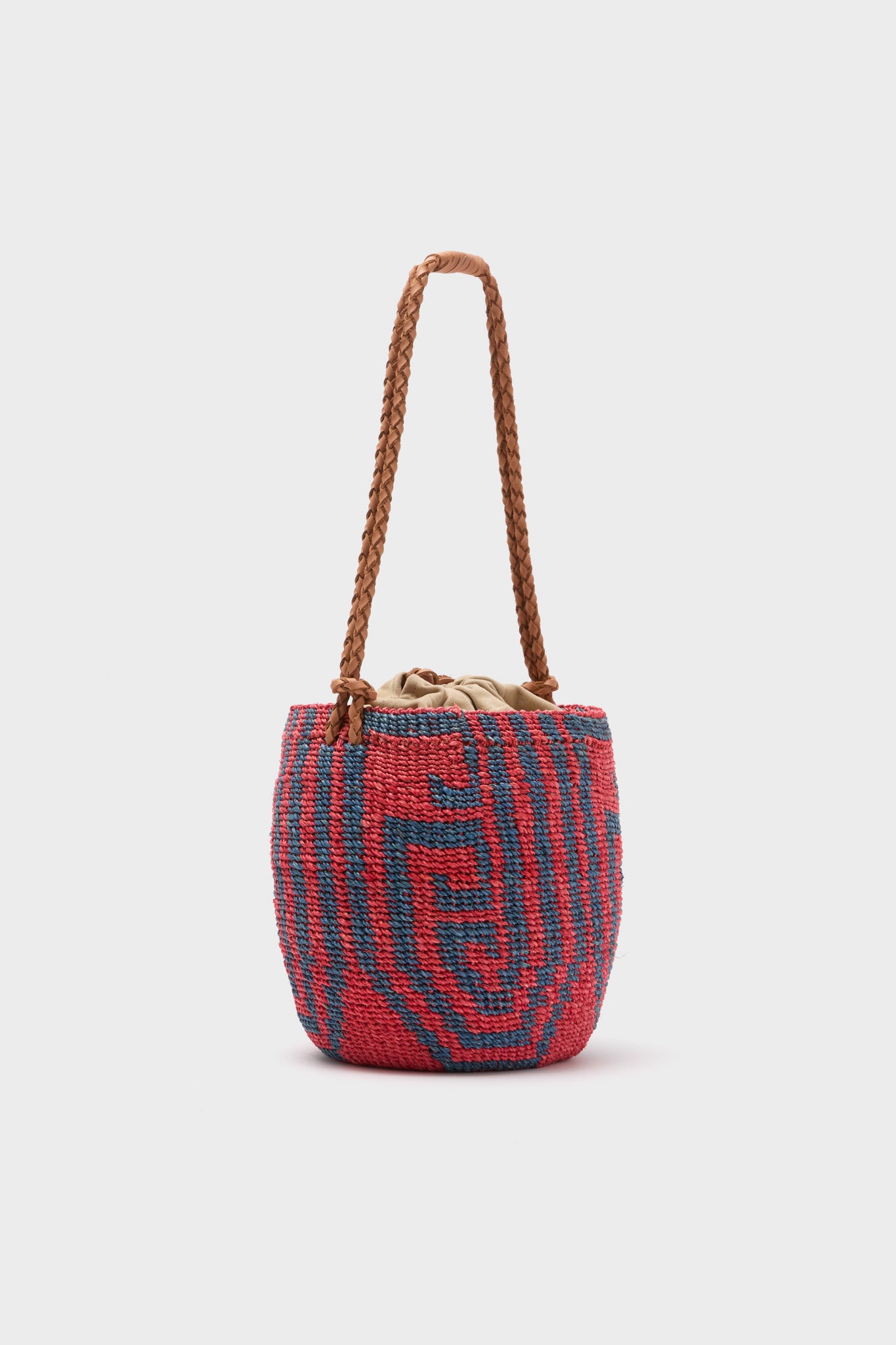 Cobalt Blue and Brick Red Tribale Hobo
