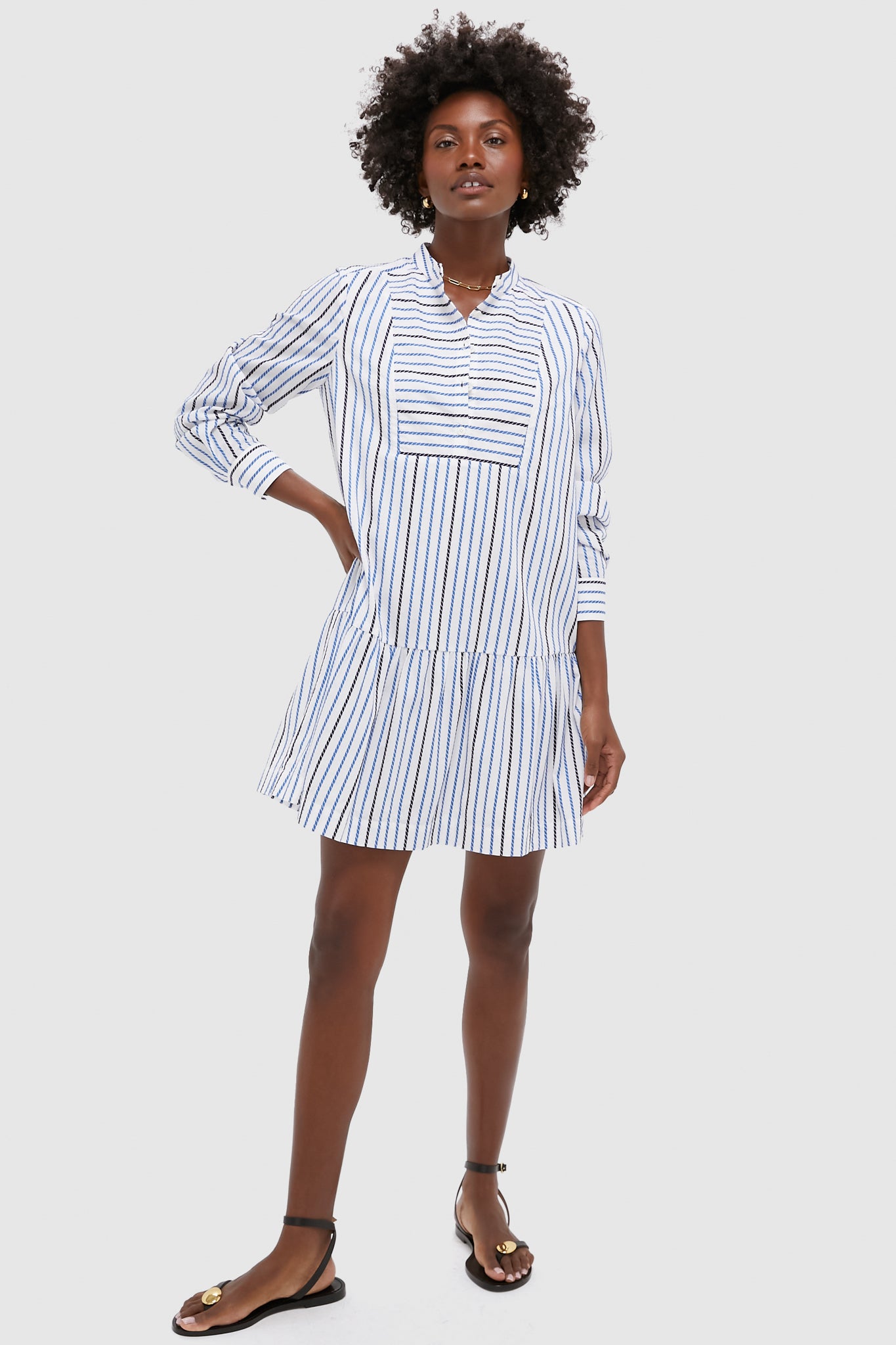 Tuckernuck High Tide Jacquard Stripe Rory Dress Jacquard Rope Stripe / XXL