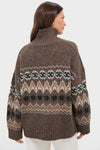 Oak Moss Fairisle Cecie Sweater