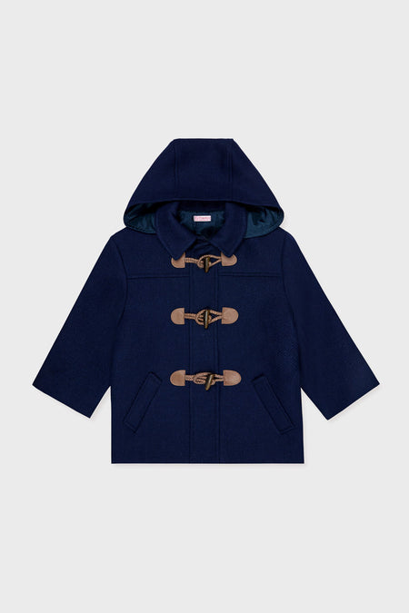 Navy Nicholas Kids Coat La Coqueta - Main Image