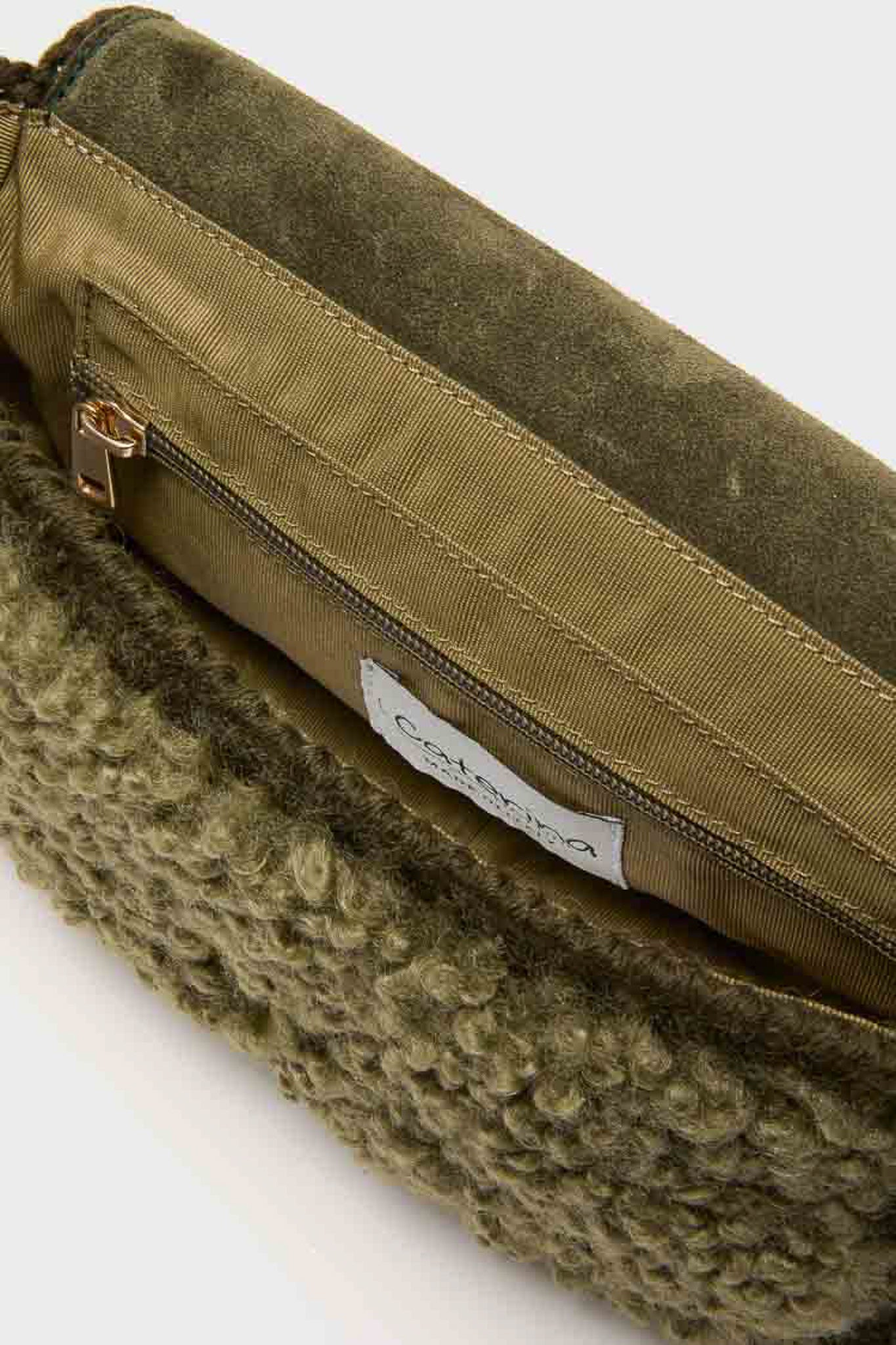 Green Sherpa Crossbody