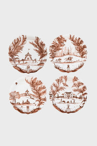 Country Estate Harvest Party Plate Assorted (Set of 4)