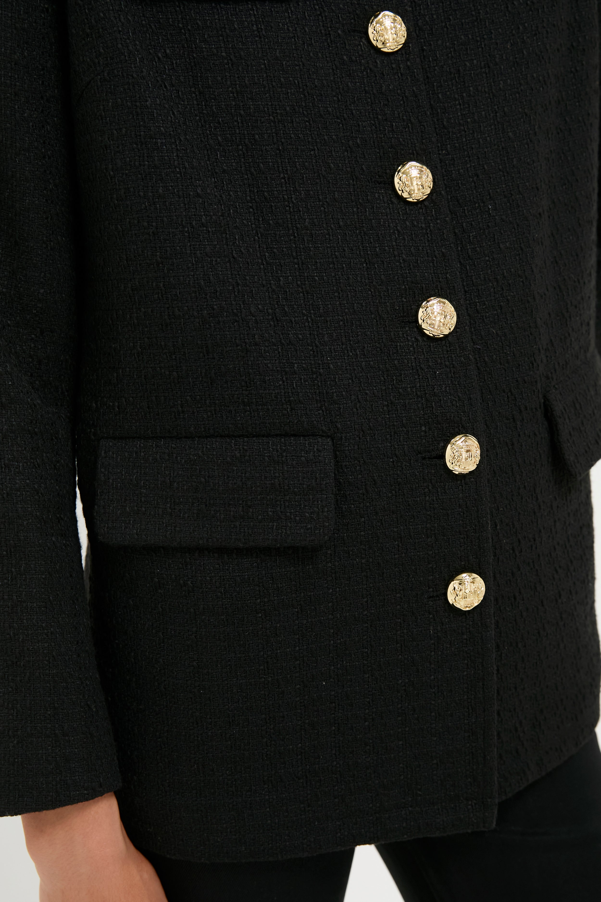 Black Tweed Jennings Jacket | Pomander Place