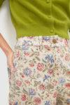Dianthus Floral Denim Clara Pants