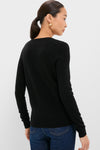 Black Cashmere V-Neck Sweater