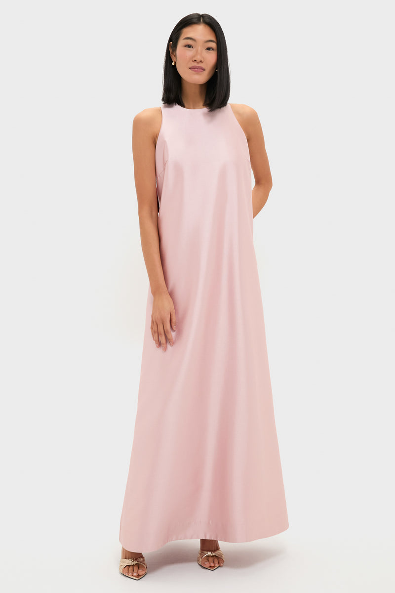 Light Pink Dupioni Portia Gown
